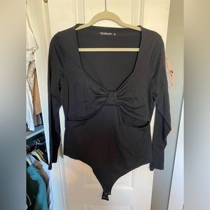 Abercrombie and Fitch long sleeve body suit with cut outs
